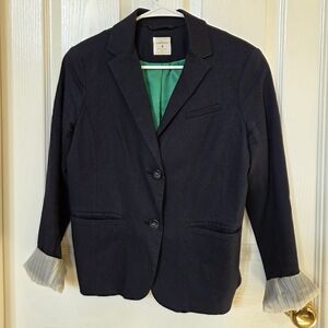 Gap Women’s The Academy Classic Blazer in True Indigo Size 4 Navy